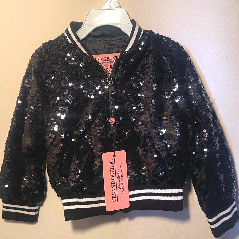 Sequined Toddlers Jacket